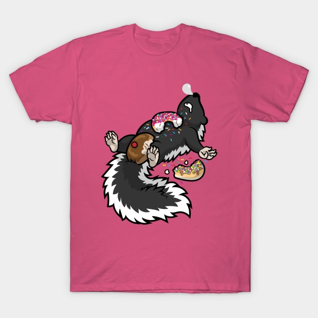 Skunk Funk Donuts Only T-Shirt by JenniferSmith